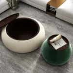⁦طاولتين قهوة بيضاويتين بتصميم مودرن⁩ - الصورة ⁦5⁩