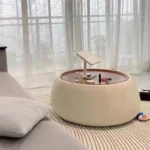 ⁦طاولتين قهوة بيضاويتين بتصميم مودرن⁩ - الصورة ⁦6⁩