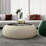 ⁦طاولتين قهوة بيضاويتين بتصميم مودرن⁩ - الصورة ⁦2⁩