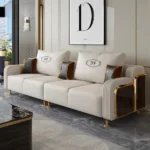 طقم كنب مكتبي جلد