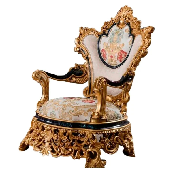 طقم كنب كلاسيك ذهبي