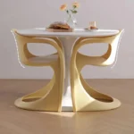 كرسي طعام بلاستيك بتصميم فاخر