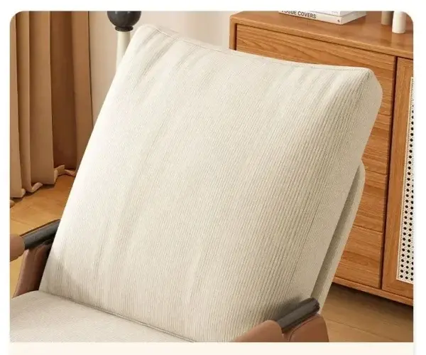 كرسي هزاز استرخاء مع مسند للقدم