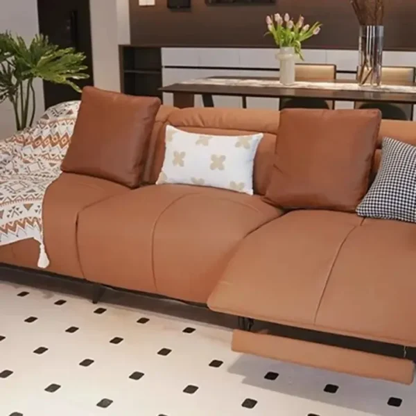 كنب صاله مريح​ مع مسند للقدم