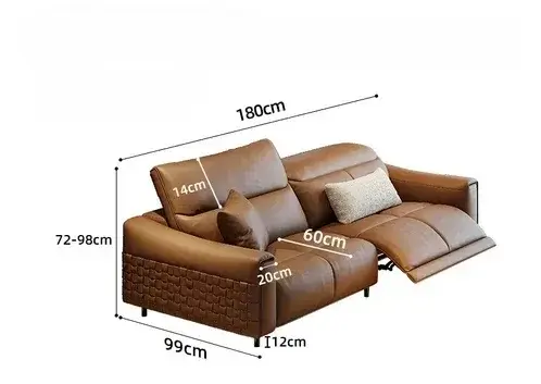 كنب صاله مريح​ مع مسند للقدم