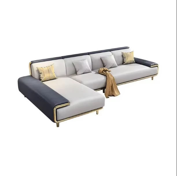 كنب صاله حرف ال​ بتصميم فاخر