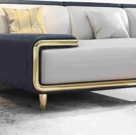 كنب صاله حرف ال​ بتصميم فاخر