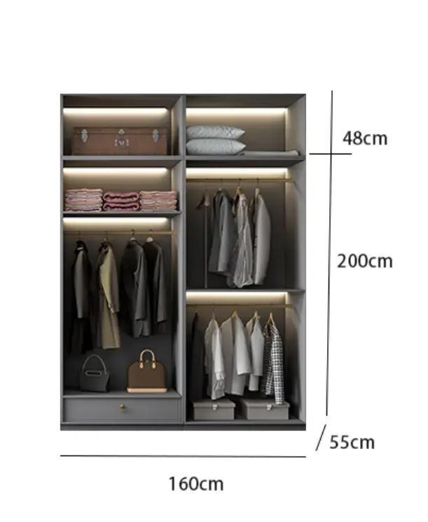 خزانة ملابس بتصميم حديث