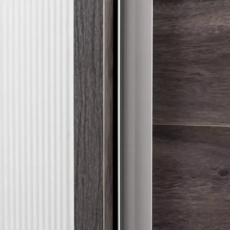 خزانة ملابس بباب انزلاقي ومرآة من أشفورد