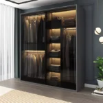 خزانة ملابس باب زجاجي