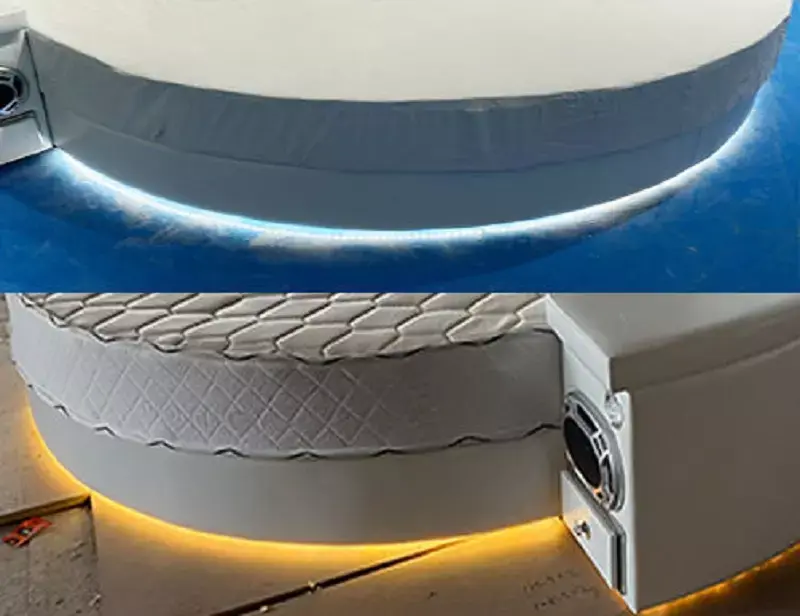 سرير دائري فخم متعدد المزايا