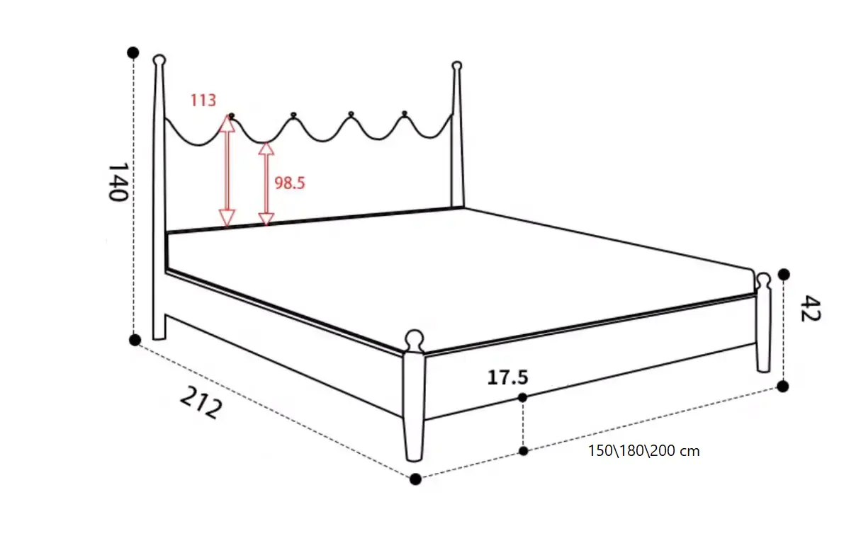 سرير نوم بتصميم عصري