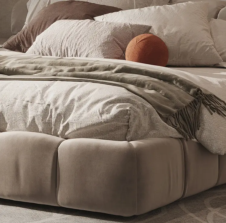 سرير نوم على تصميم أرضي