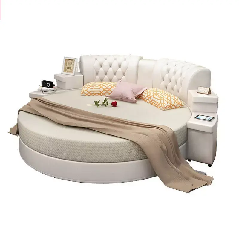 سرير دائري فخم متعدد المزايا