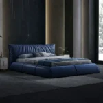 سرير جلد مودرن