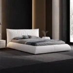 سرير جلد مودرن