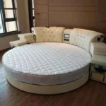 سرير دائري انيق بمميزات متعددة