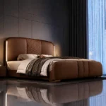 سرير غرفة نوم من تصميم فاخر