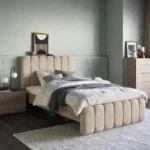 سرير مفرد مميز بتصميم بسيط