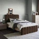 سرير مفرد مميز بتصميم بسيط