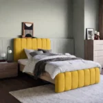 سرير مفرد مميز بتصميم بسيط