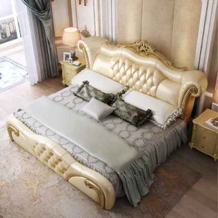 سرير مودرن بتصميم كلاسيكي فخم