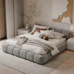 سرير نوم على تصميم أرضي