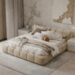 سرير نوم على تصميم أرضي