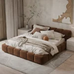 سرير نوم على تصميم أرضي