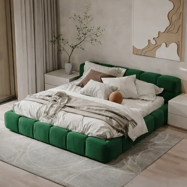 سرير نوم على تصميم أرضي