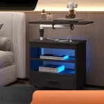 طاولة جانبية للسرير متعددة الوظائف بتصميم ذكي - Image 2