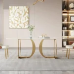 طاولة طعام فاخرة مودرن مع كراسي شيك