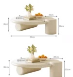 ⁦طاولة قهوة دائرية من تصميم مختلف⁩ - الصورة ⁦12⁩