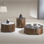 طاولات قهوة خشب بتصميم ايطالي