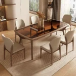 طاولة طعام زجاج