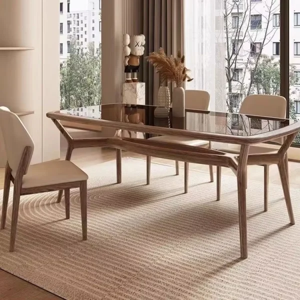 طاولة طعام زجاج