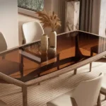 طاولة طعام زجاج