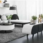 طاولة قهوة وطاولة تلفاز بتصميم راقي