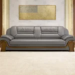 كنب جلد اسود مكتبي