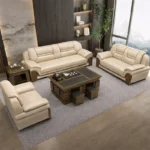 كنب جلد اسود مكتبي