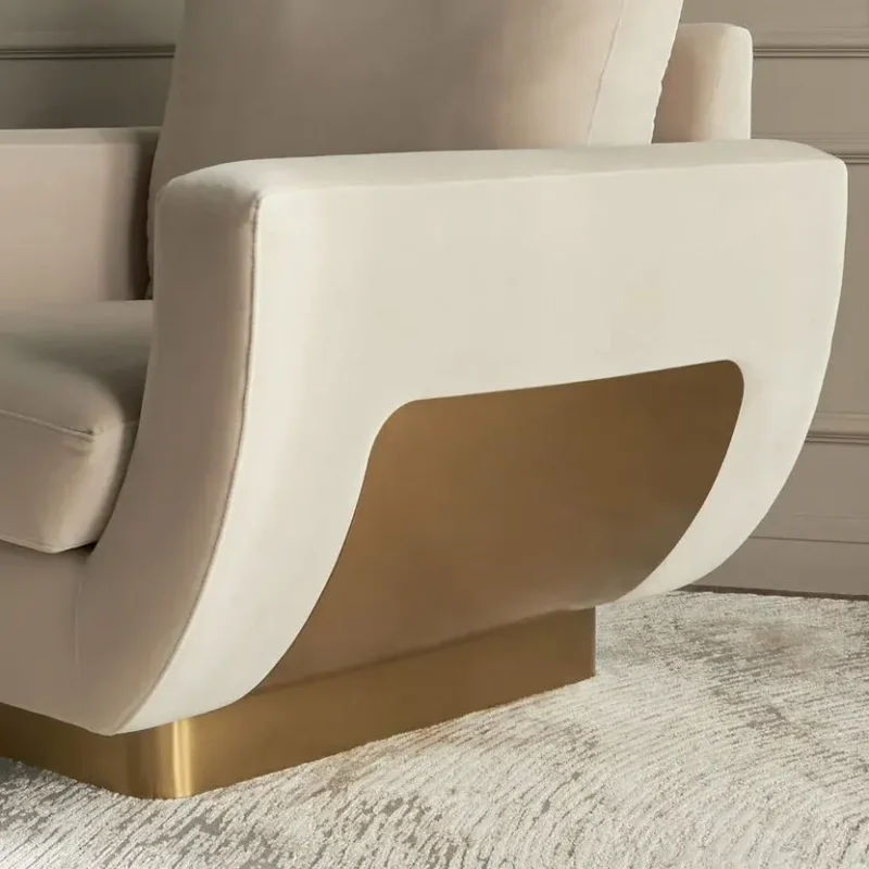 كرسي مفرد مودرن بذراعين فاخر