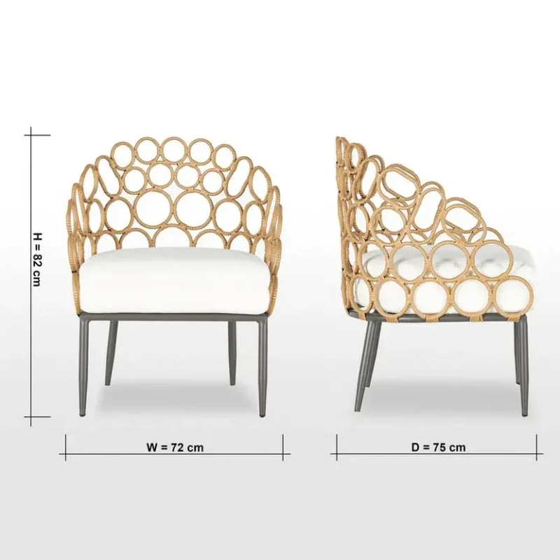 كرسي للمساحات الخارجية