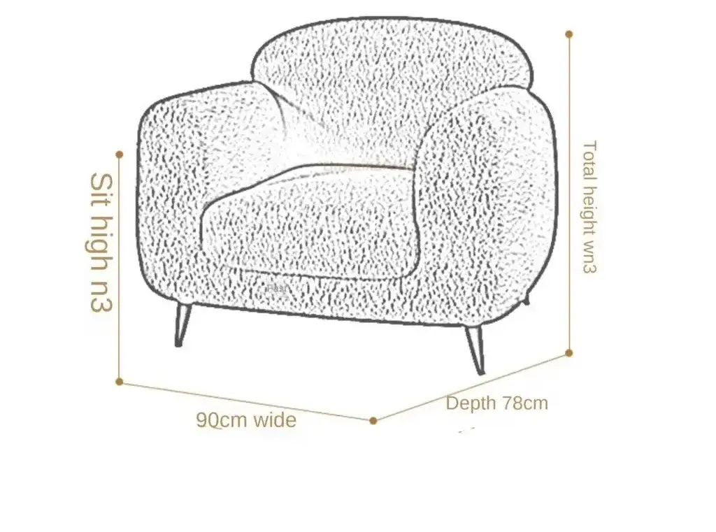 كرسي مفرد من تصميم  مودرن