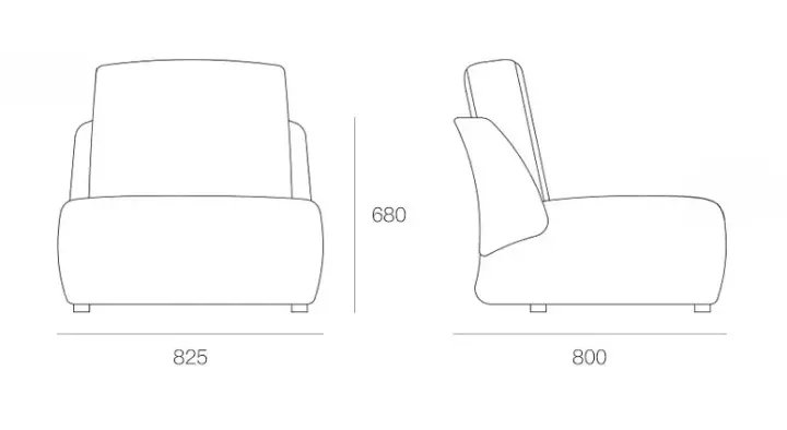 كرسي مفرد مودرن أنيق
