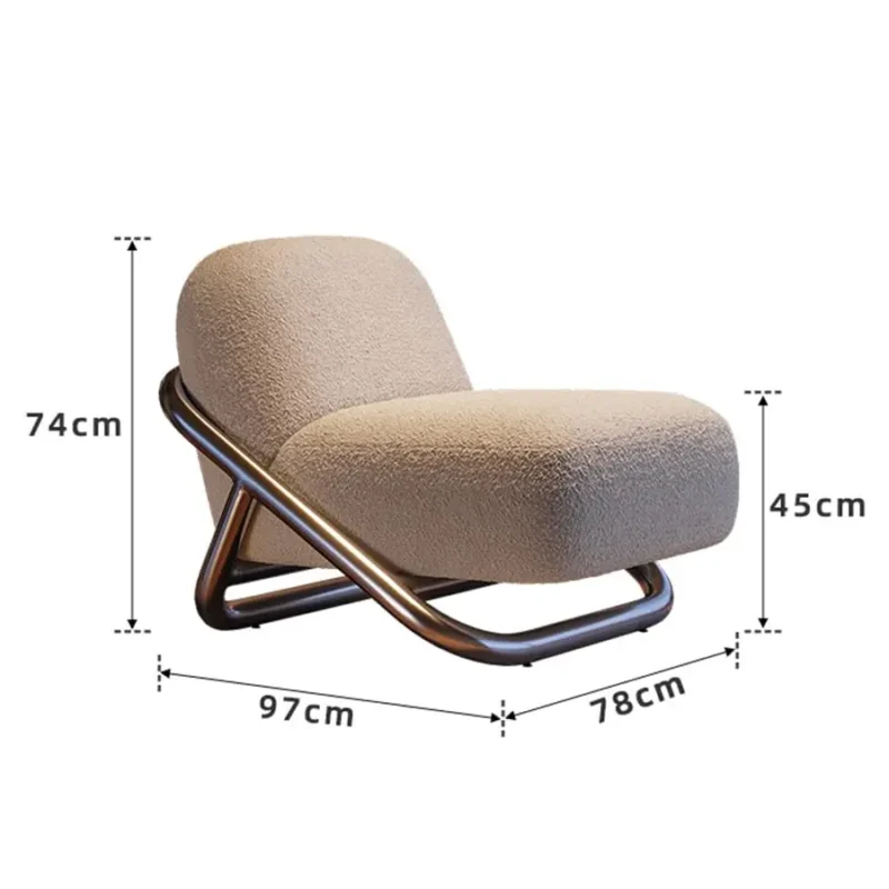 كرسي مفرد بسيط
