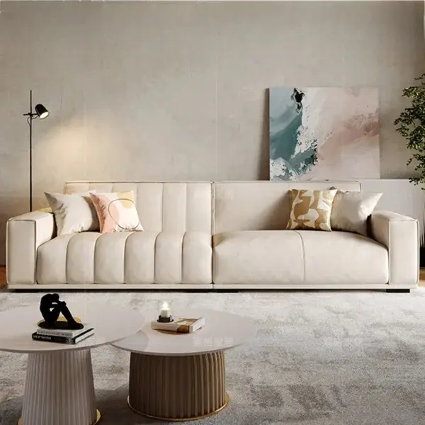 كنب صاله فخم قماش مميز بتصميم بسيط