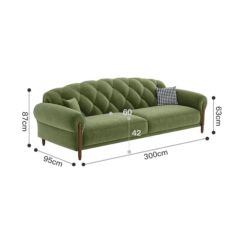 كنب مقطعي بتصميم مبطن شيك