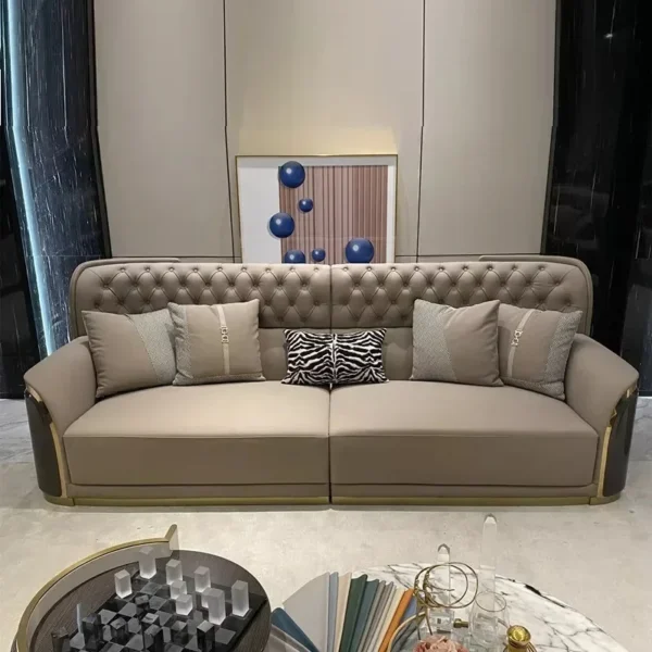 ⁦طقم كنب ستيل مودرن خامات فاخرة⁩ - الصورة ⁦3⁩