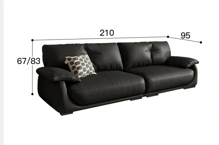 كنب صاله مودرن من جلد