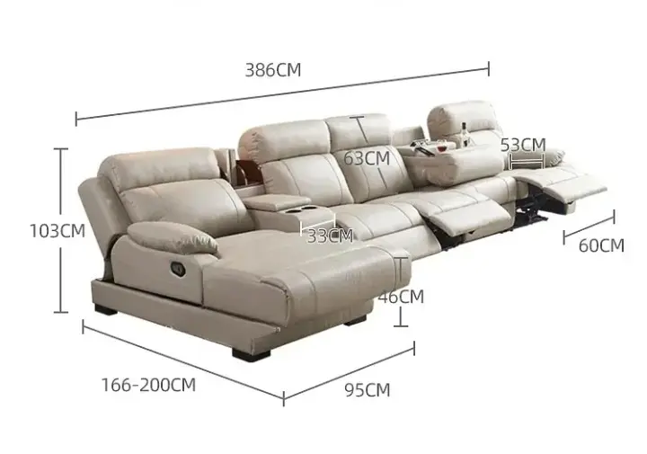 كنب استرخاء مع مسند للقدم